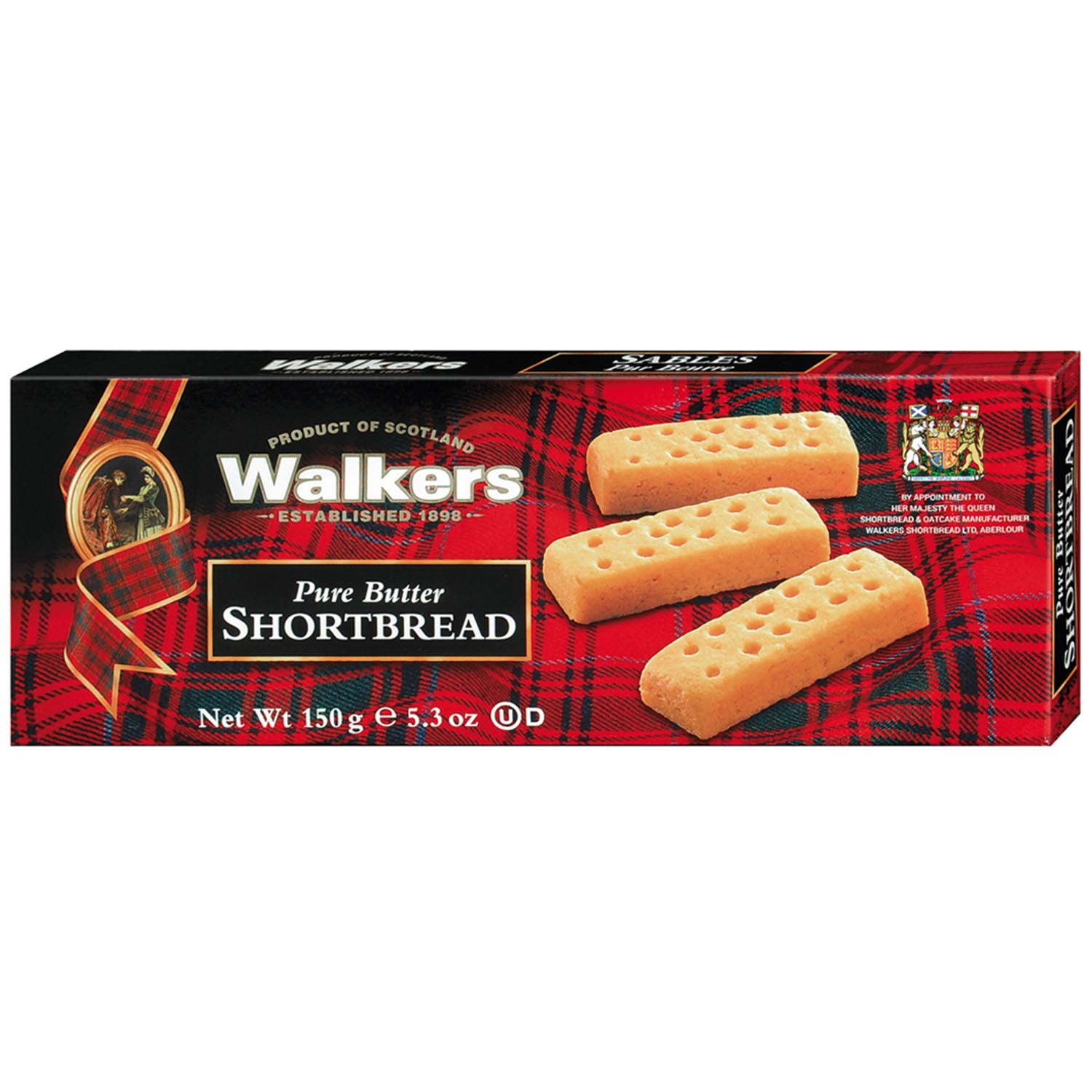 Walkers Pure Butter Short Bread Finger 150g Grocers