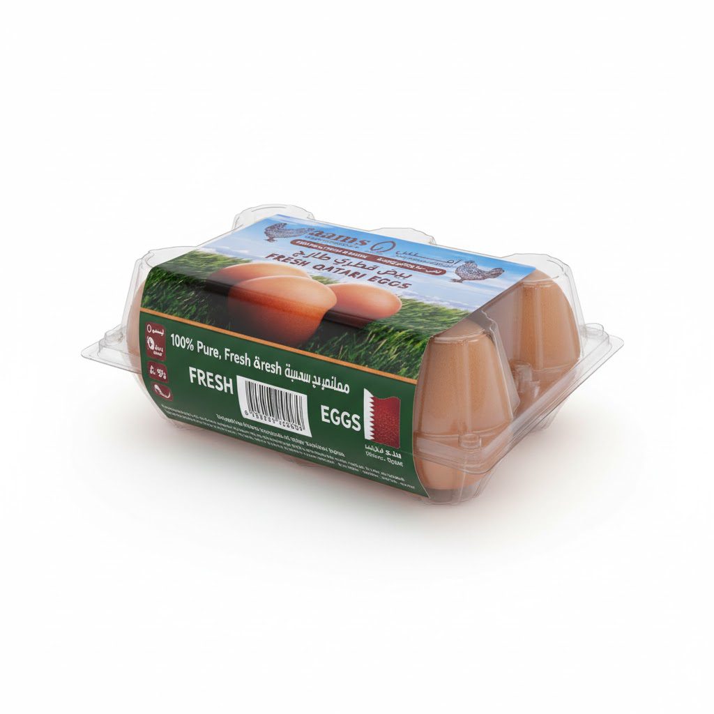 AAMS FRESH QATARI BROWN EGG 6S