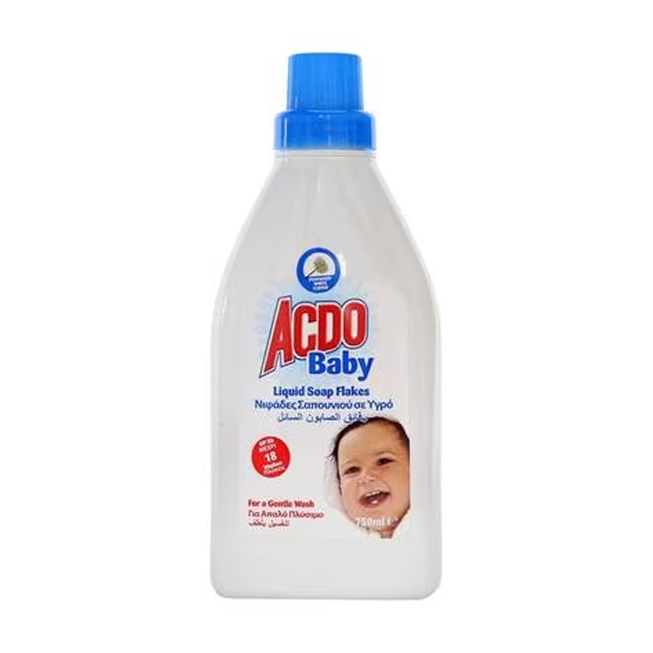 ACDO BABY LIQUID SOAP FLAKES 750ML