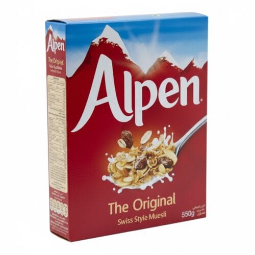 ALPEN CEREAL SWISS STYLE MUESLI ORIGINAL 550G