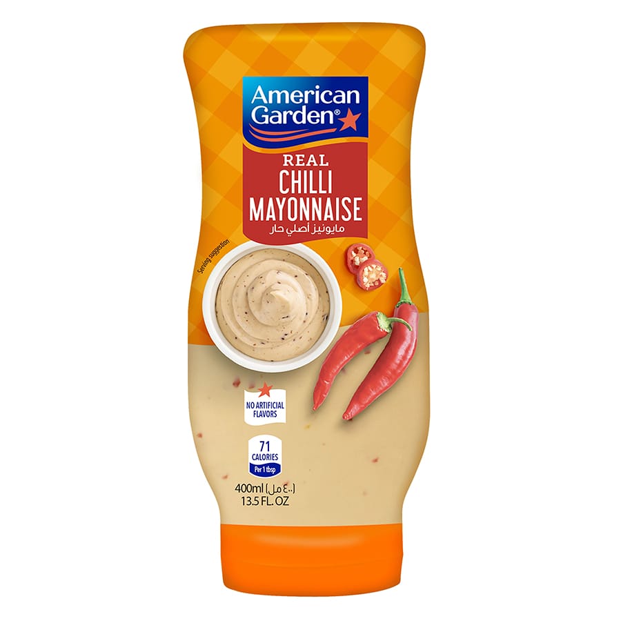 AMERICAN GARDEN MAYONNAISE CHILLI SQZ 400ML