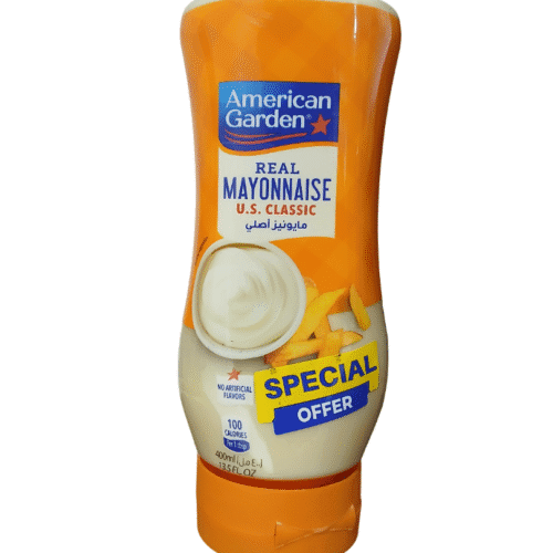 AMERICAN GARDEN MAYONNAISE SQZ 400ML SP OFFER