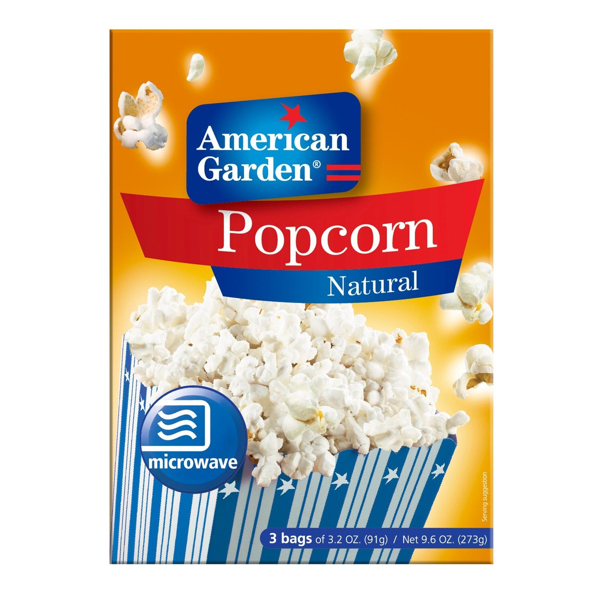 AMERICAN GARDEN MICROWAVE POPCORN 273G