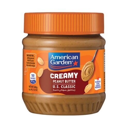 AMERICAN GARDEN PEANUT BUTTER CREAMY 340G