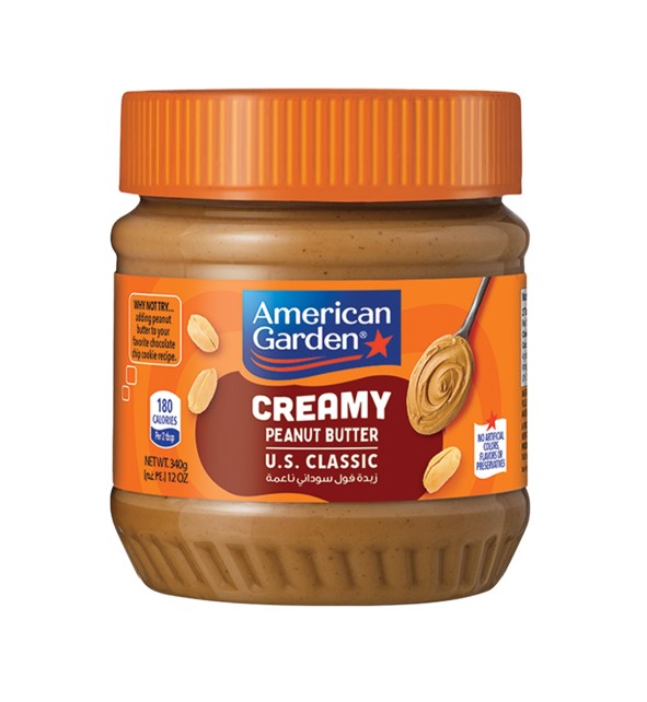AMERICAN GARDEN PEANUT BUTTER CREAMY 340G