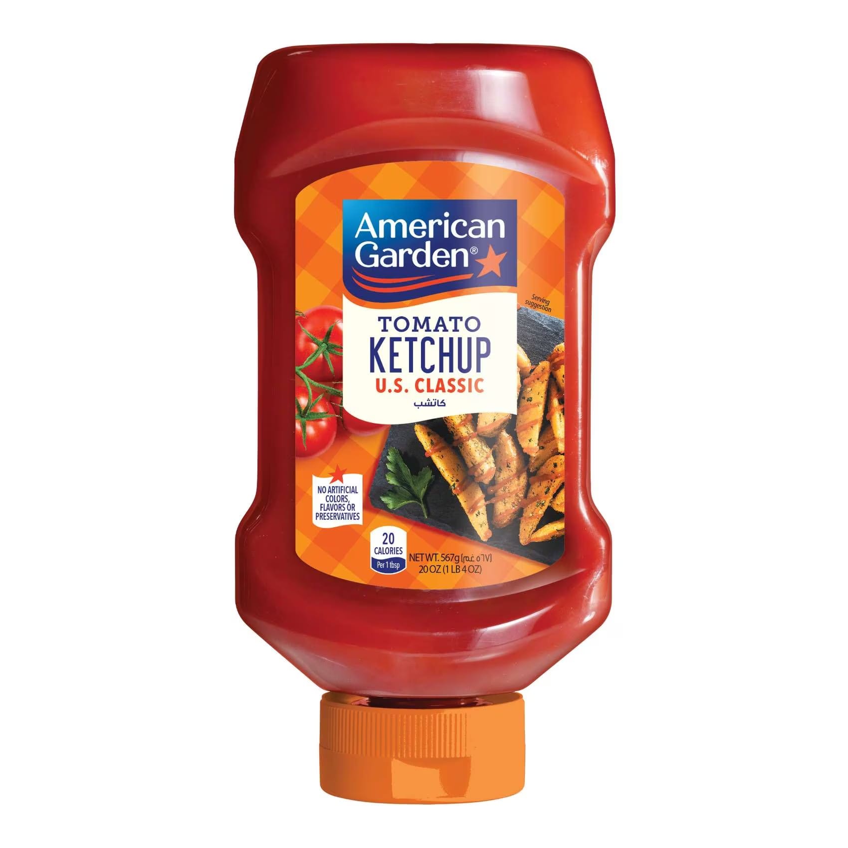 AMERICAN GARDEN TOMATO KETCHUP SQUEEZE 567ML