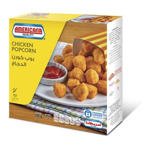 AMERICANA FROZEN CHICKEN POP CORN 400G