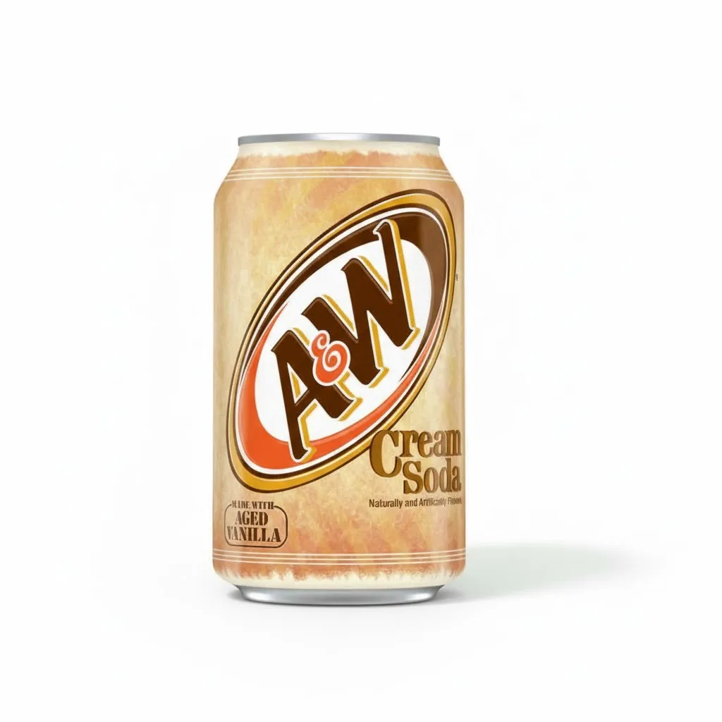 A&W CREAM SODA 355ML 1 A&W CREAM SODA 355ML