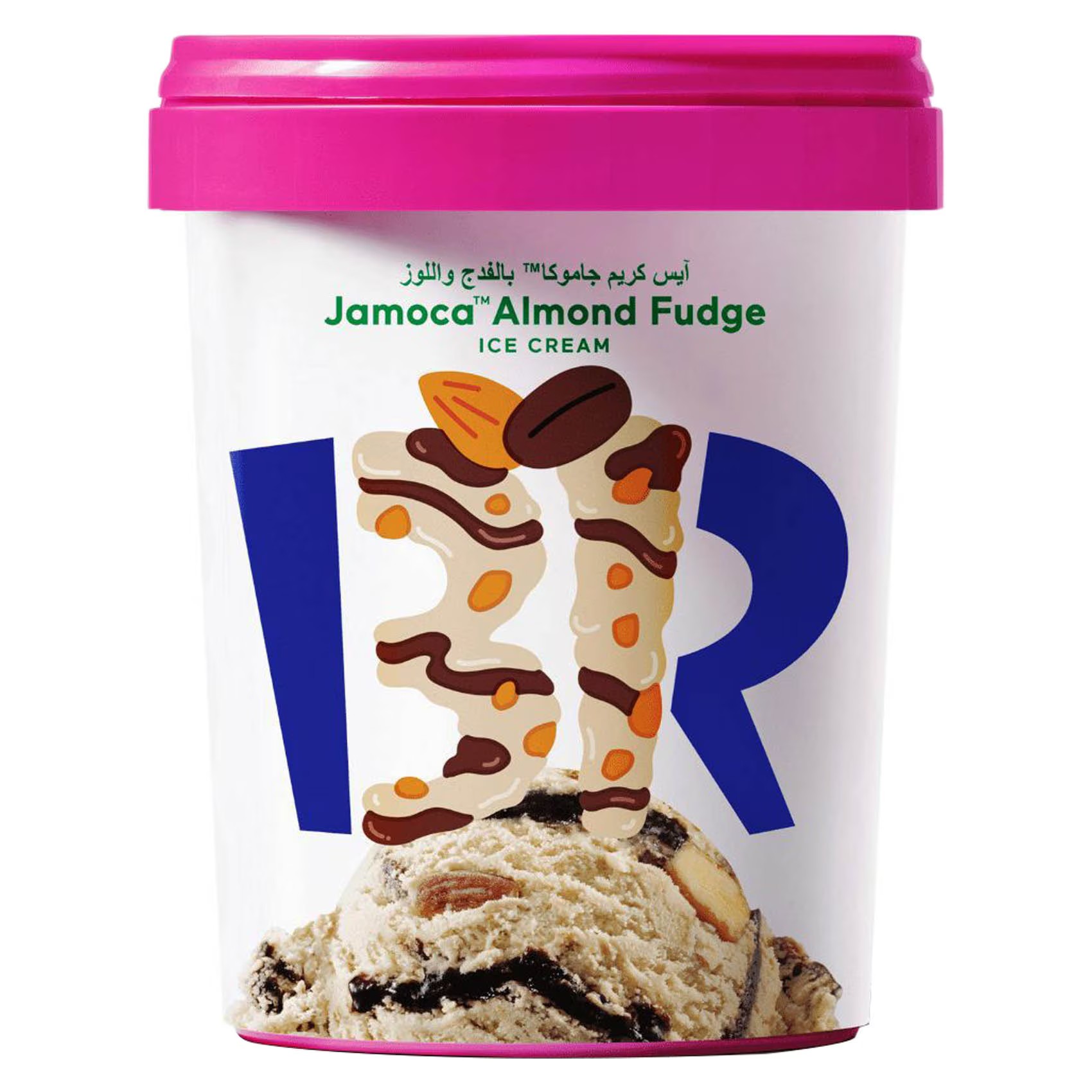 BASKIN ROBBINS JAMOCA ALMOND ICE CREAM 1L