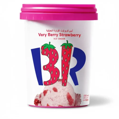 BASKIN ROBBINS STRAWBERRY ICE CREAM 500ML