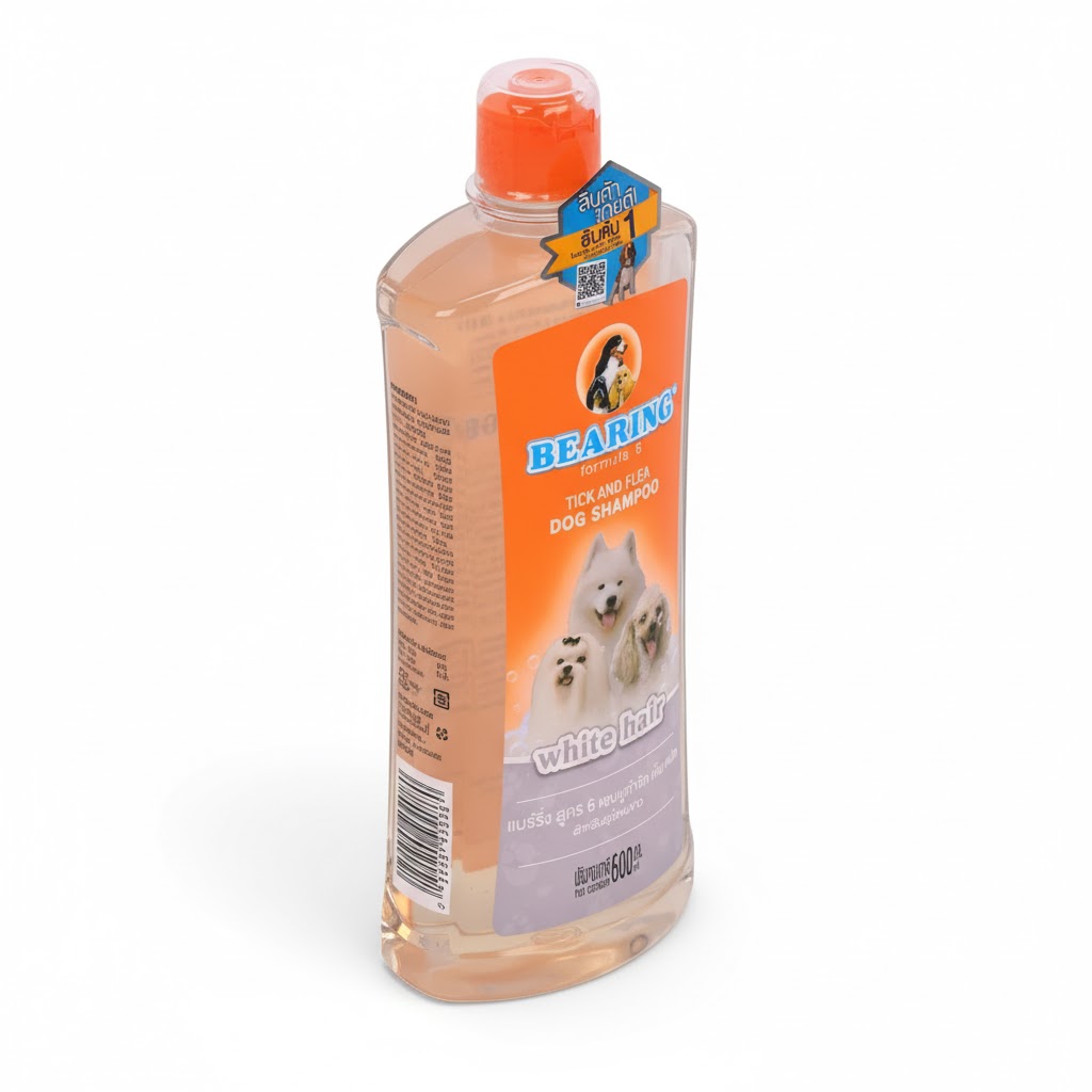 BEARING DOG SHAMPOO WHITE 600ML
