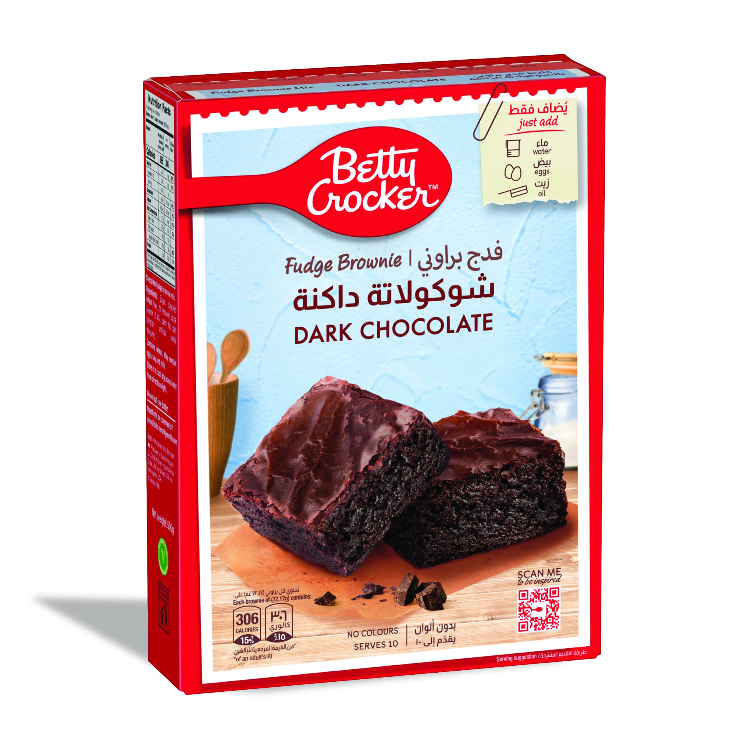 BETTY CROCKER DARK CHOCOLATE MIX 510G