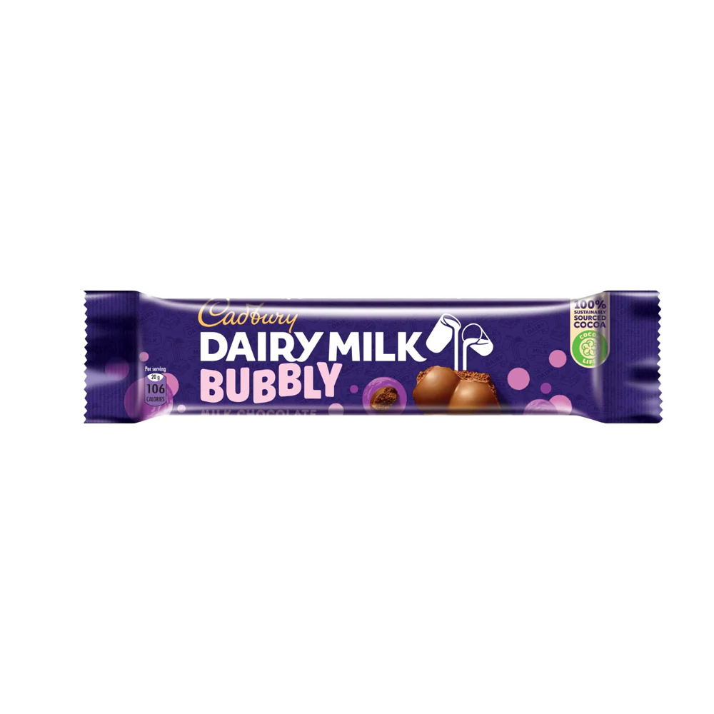CADBURY DIARY MILK BUBBLY 28G