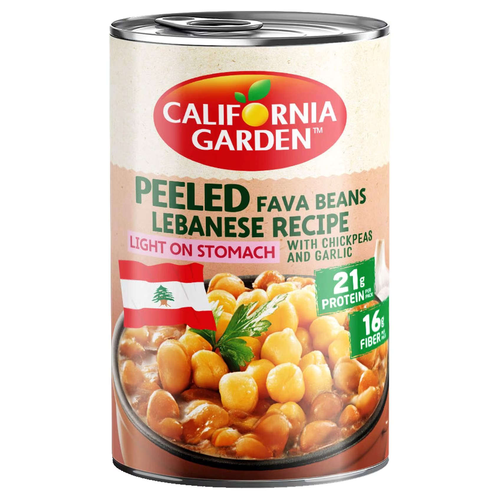 CALIFORNIA GARDEN FAVA BEANS LABANESE 450G