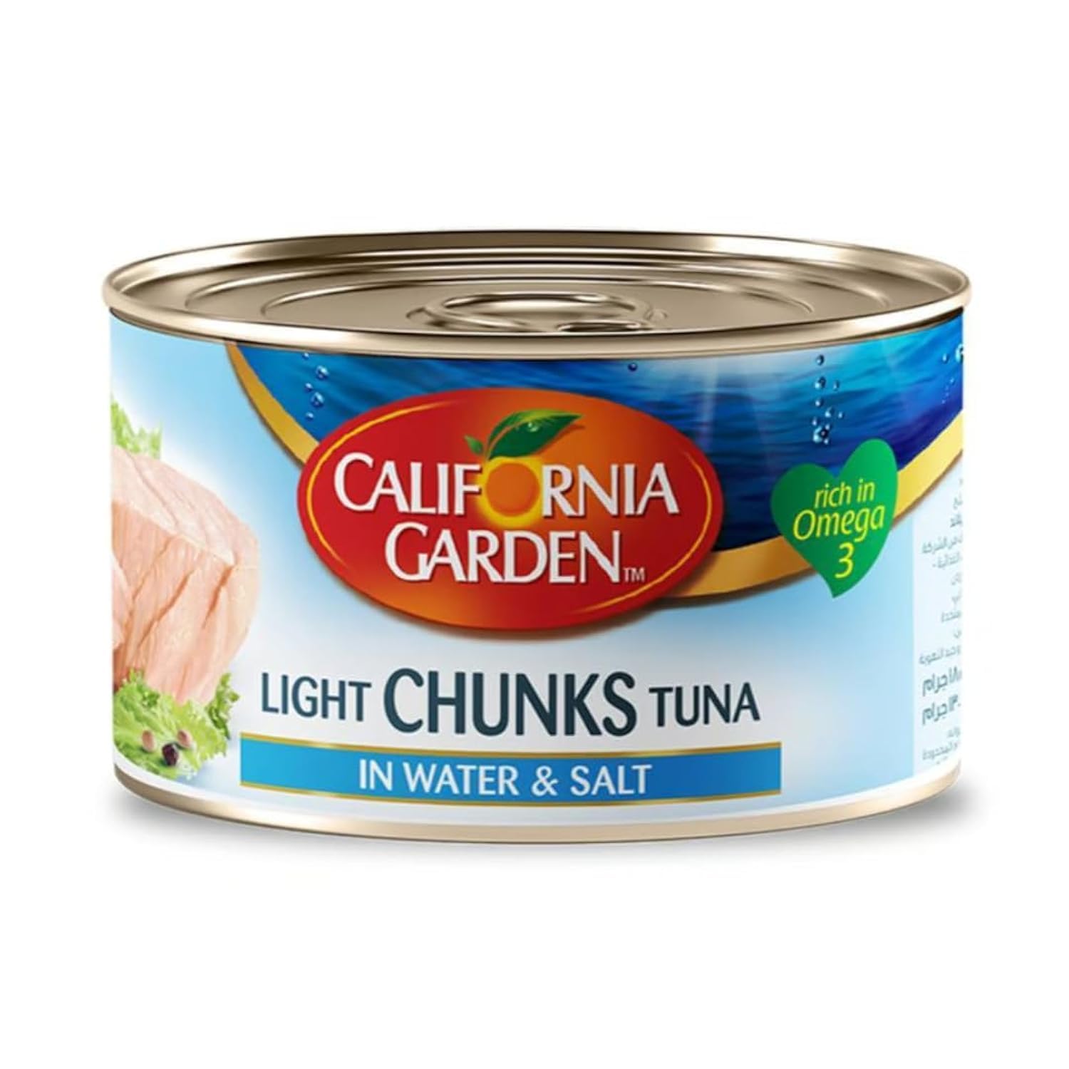 CALIFORNIA GARDEN LIGHT CHUNKS TUNA IN WATER 185G