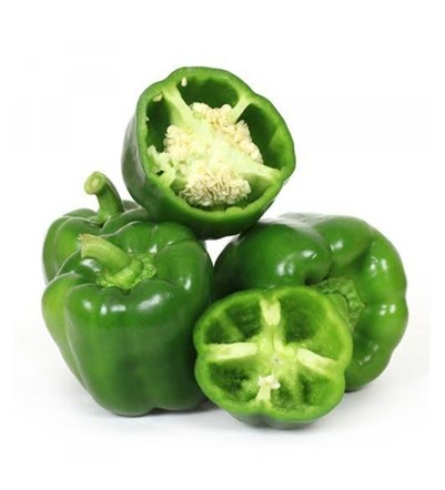 CAPSICUM / BELL PEPPER - GREEN 500G 1 CAPSICUM / BELL PEPPER - GREEN 500G
