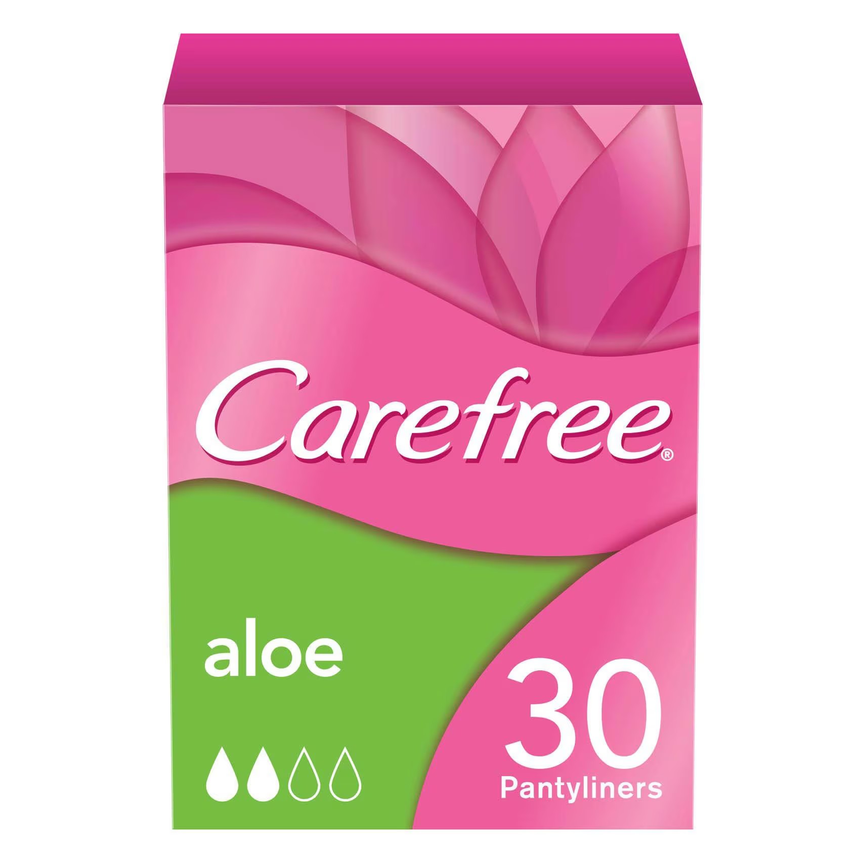 CAREFREE LINERS NORMAL ALOE SCENT 30S