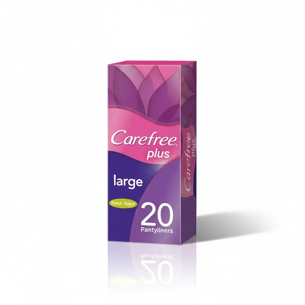 CAREFREE LINERS PLUS LARGE FRESH SCENT CAREFREE LINERS PLUS LARGE FRESH SCENT