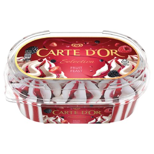 CARTE D'OR FRUIT FEAST ICE CREAM TUB 800ML
