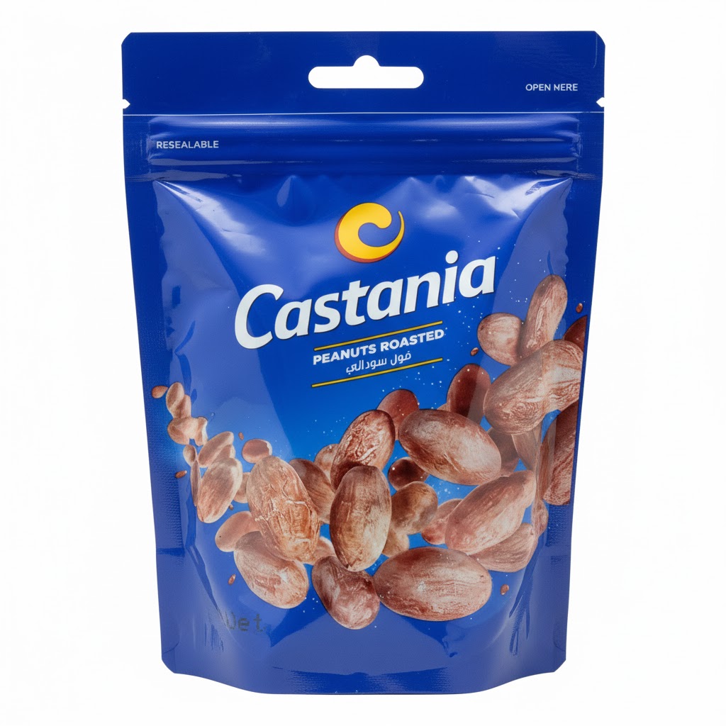 CASTANIA PEANUTS ROASTED 100G