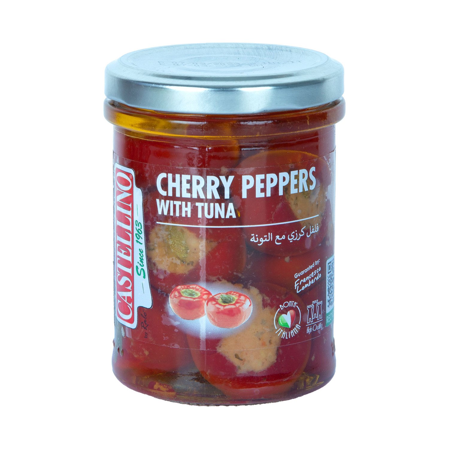 CASTELLINO CHERRY PEPPERS WITH TUNA 180G