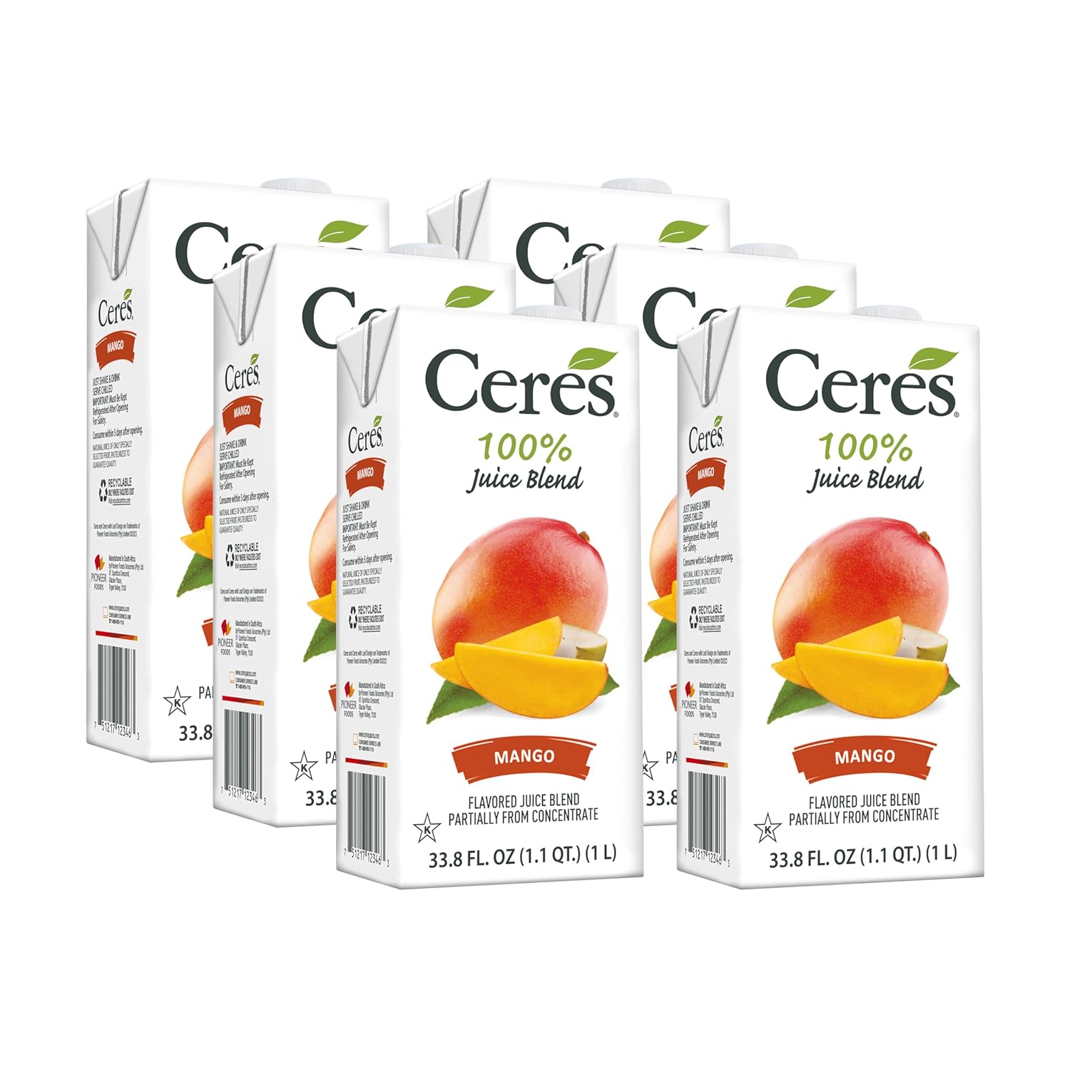 CERES JUICE MANGO 200ML X 6 1 CERES JUICE MANGO 200ML X 6