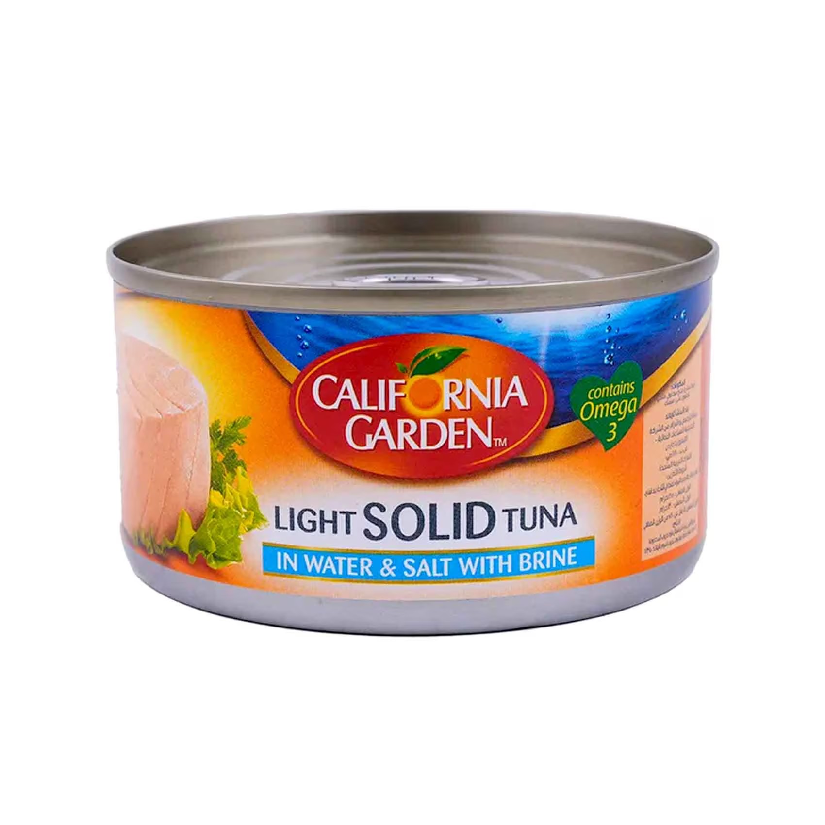 CLIFORNIA GARDEN TUNA IN WATER & SALT WITH BRINE 185G