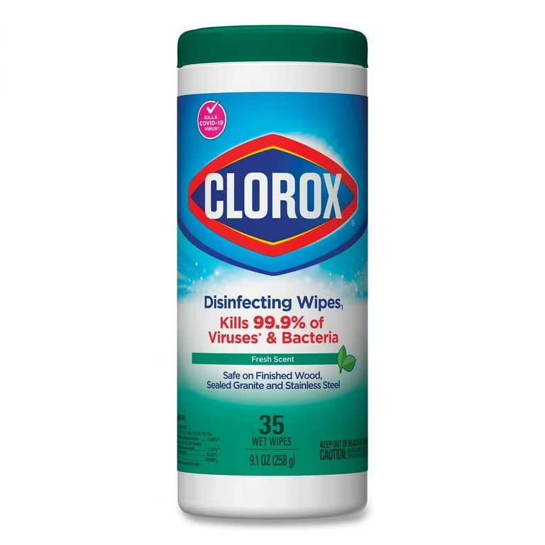 CLOROX DISINFECTING WIPES FRESH SCENT 35S