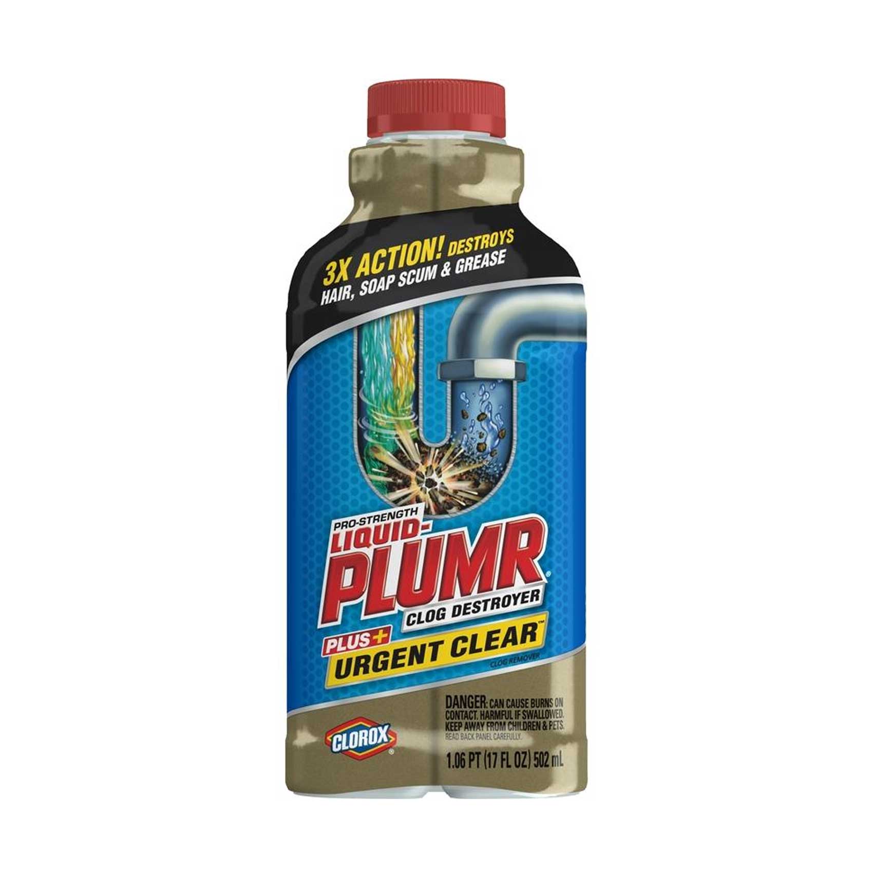 CLOROX LIQUID PLUMR CLOG REMOVER 502ML