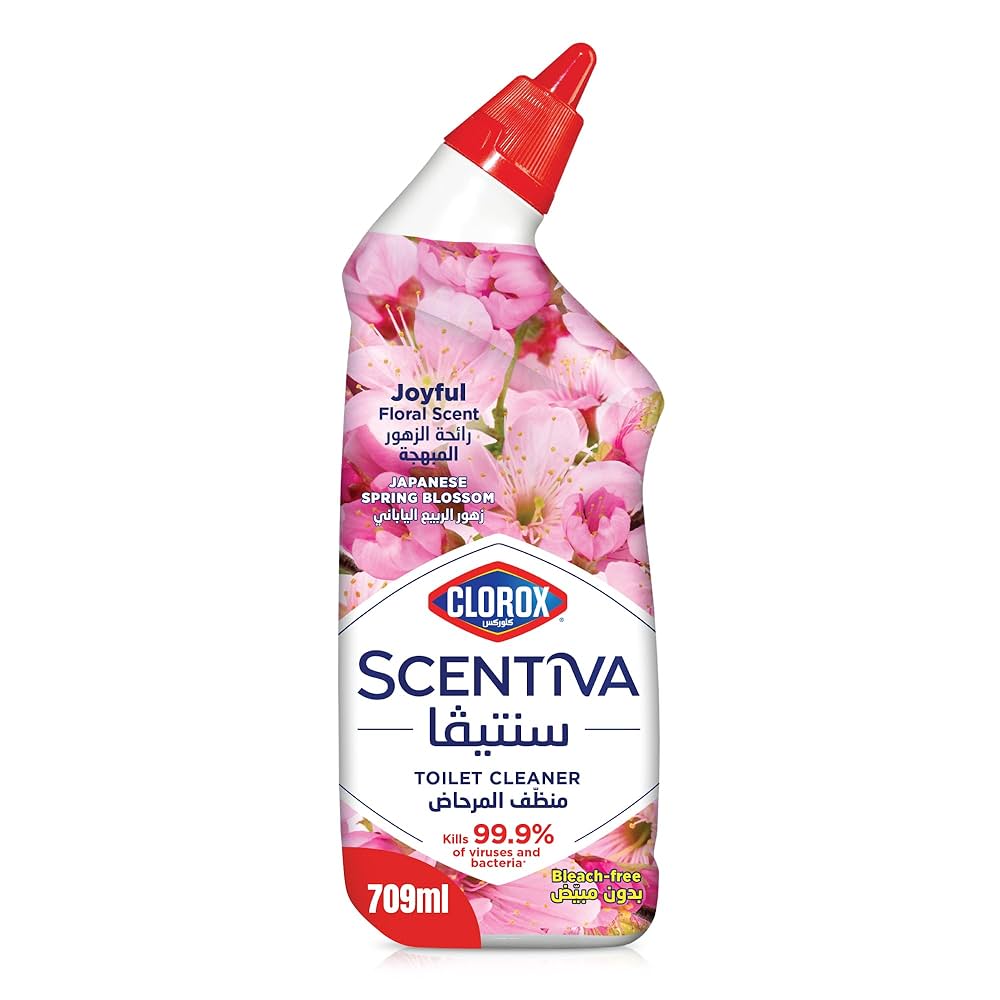 CLOROX SCENTIVA TOILET CLEANER SPRING BLOSSOM 709ML