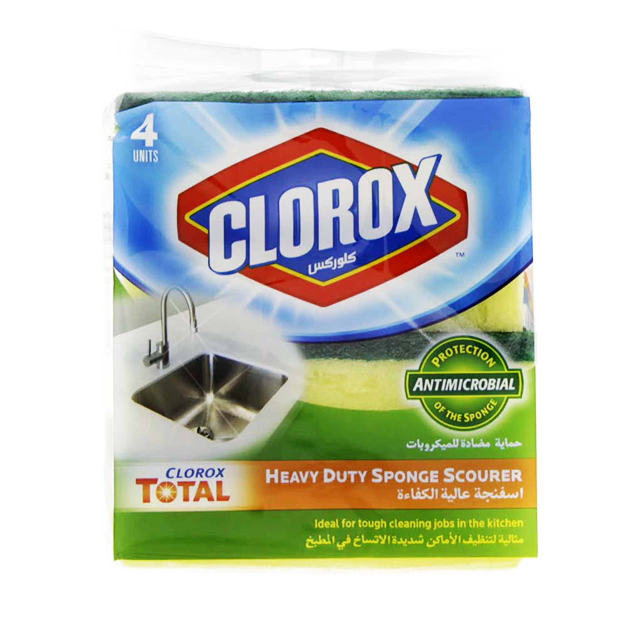 CLOROX SPONGE SCOURER 4S