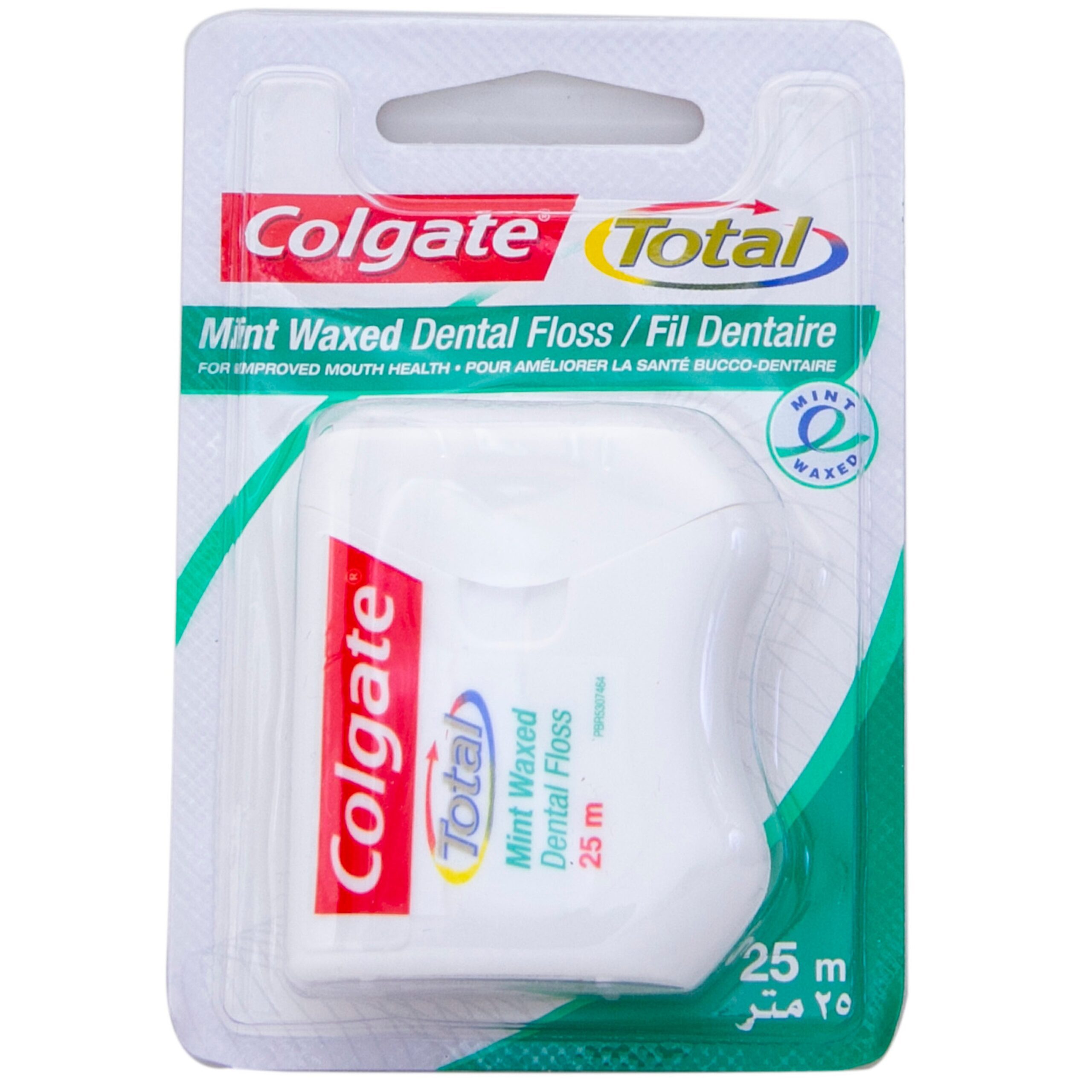 COLGATE DENTAL FLOSS WAXED MINT 25M