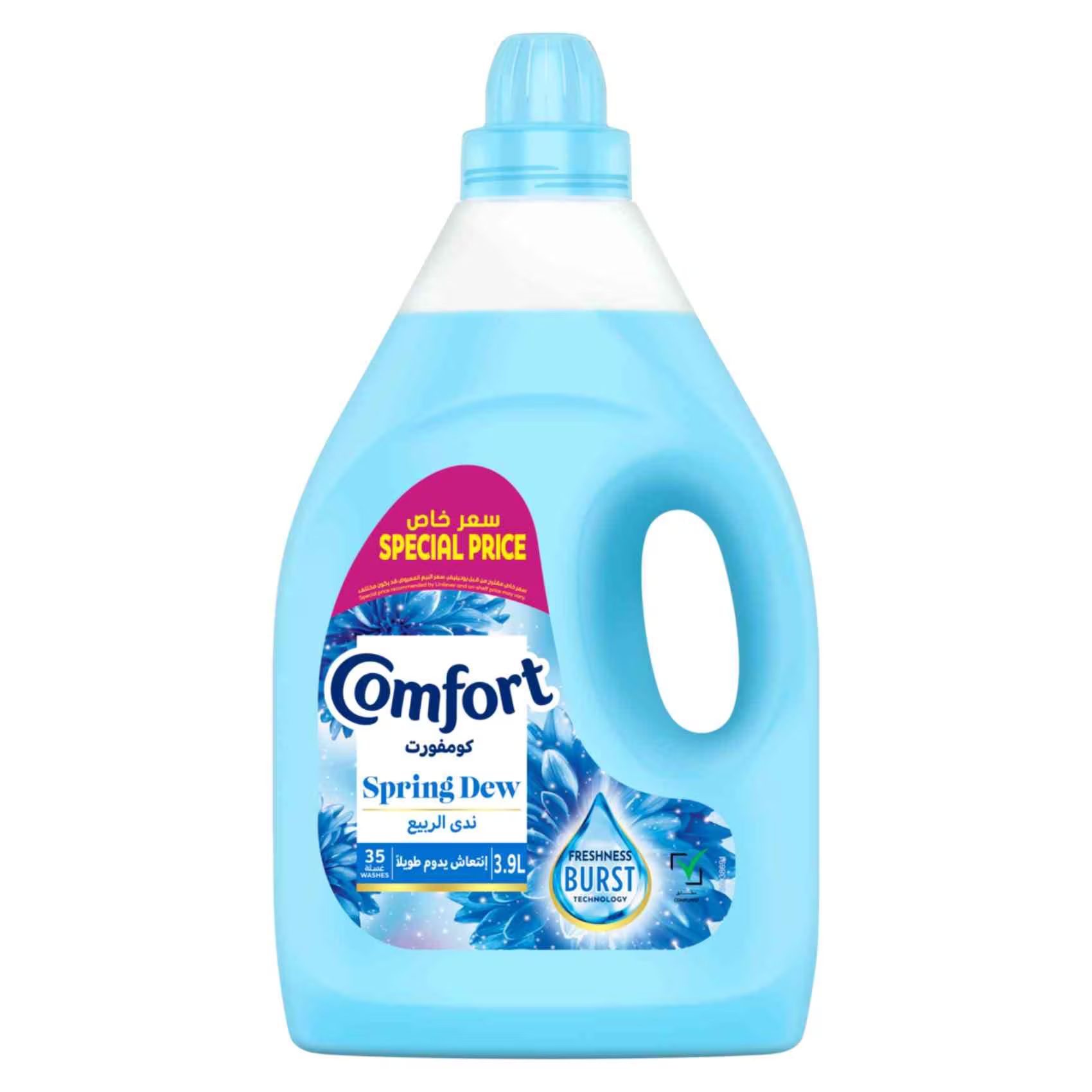 COMFORT FABRIC SOFTENER SPRING DEW 3.9L