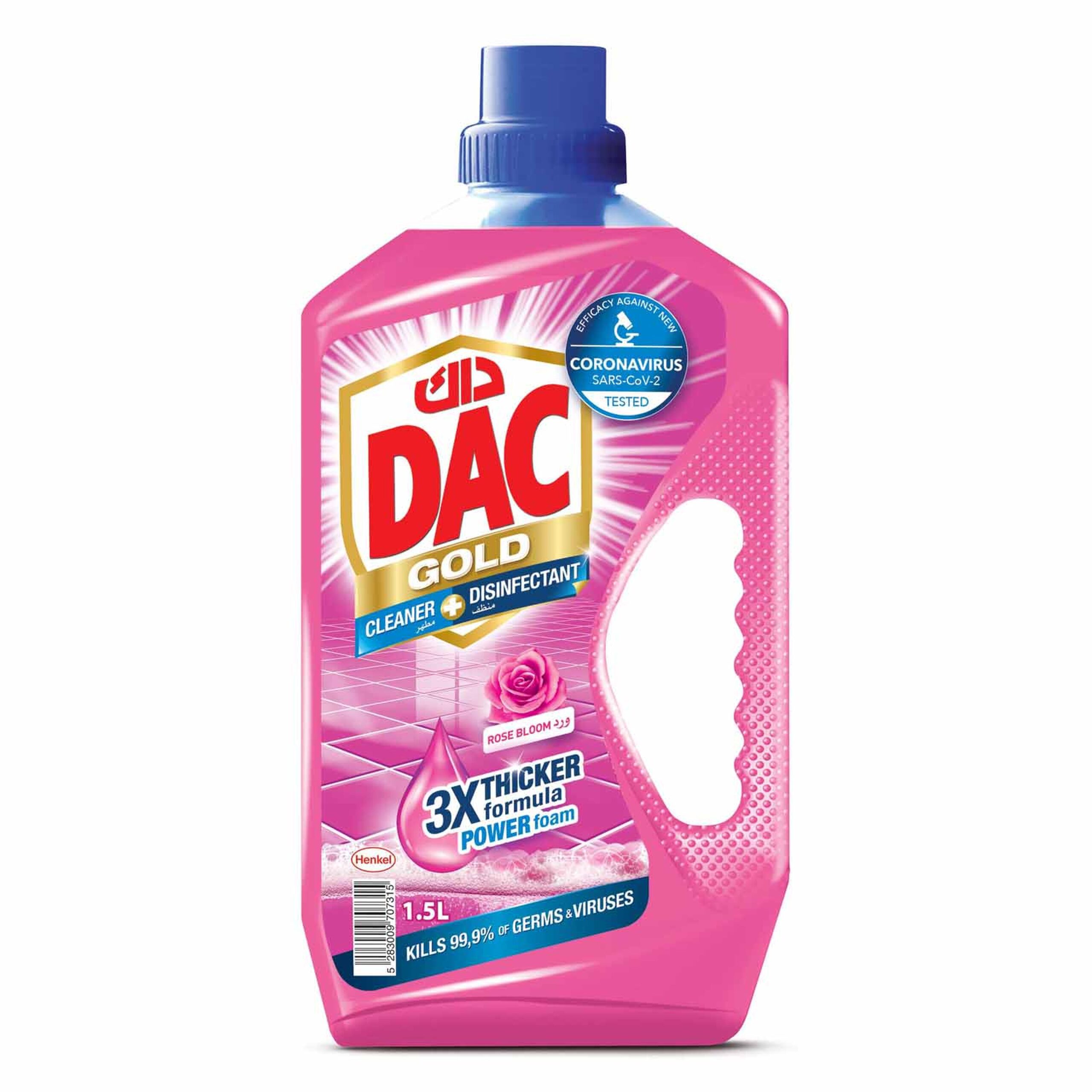 DAC DISINFECTANT ROSE BLOSSOM 1.5L
