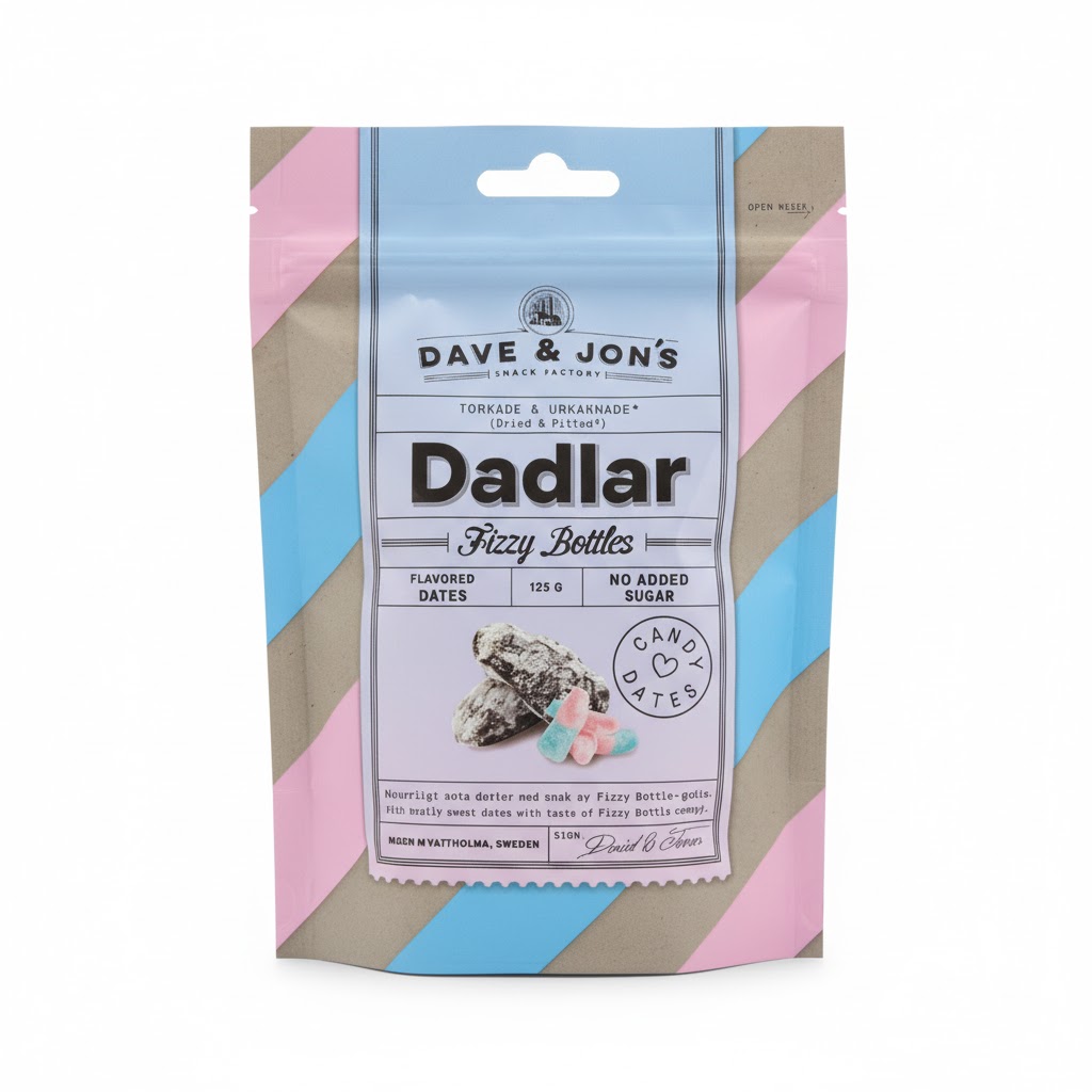 DAVE&JONS DADLAR CANDY DATES FIZZY FLVR 125G
