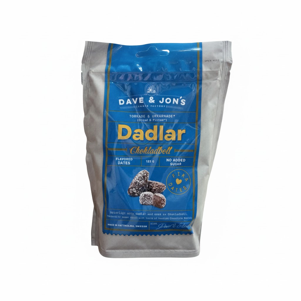 DAVE&JONS DADLER CHOCOLATE BALL DATES 125G