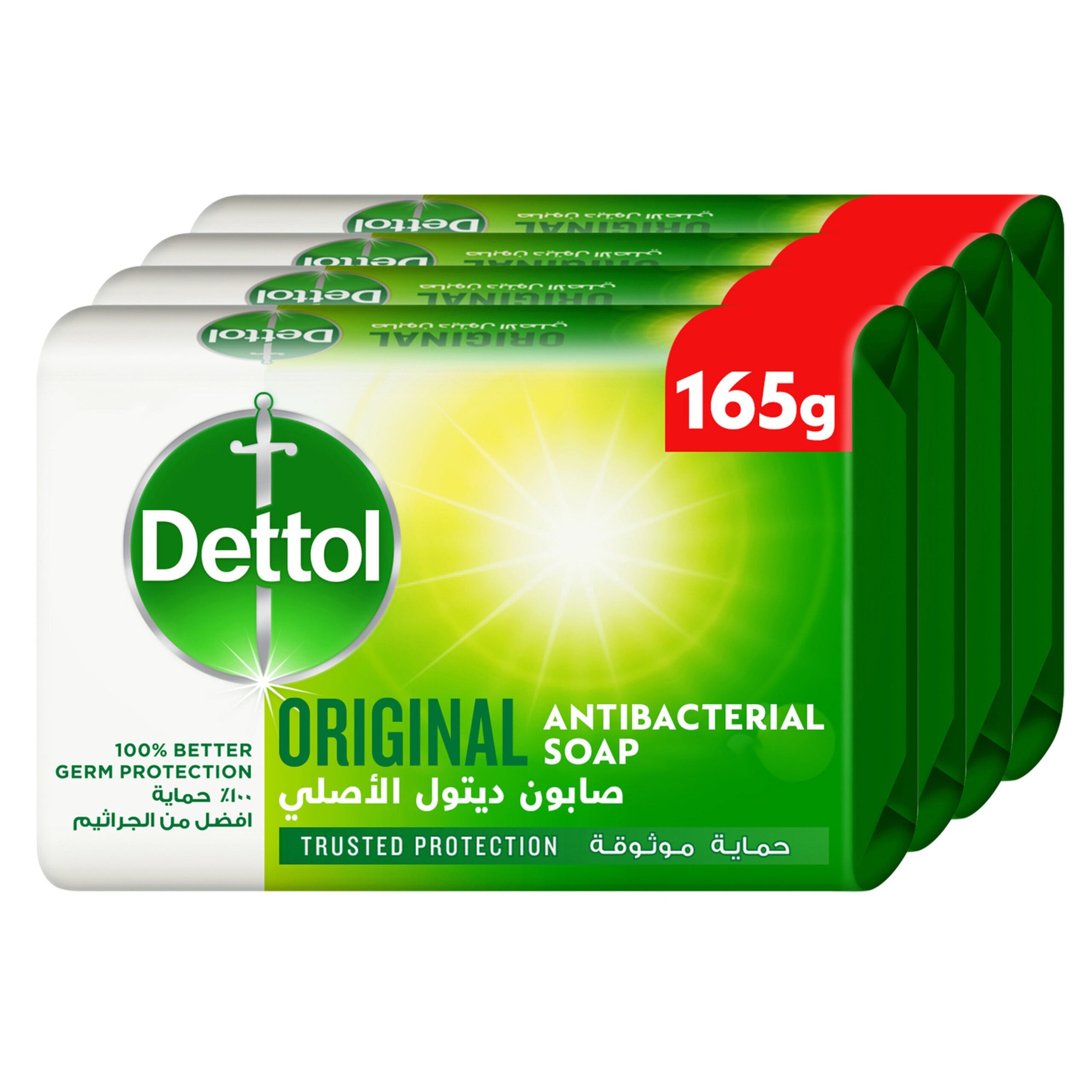DETTOL BAR SOAP ORIGINAL 165G X 4