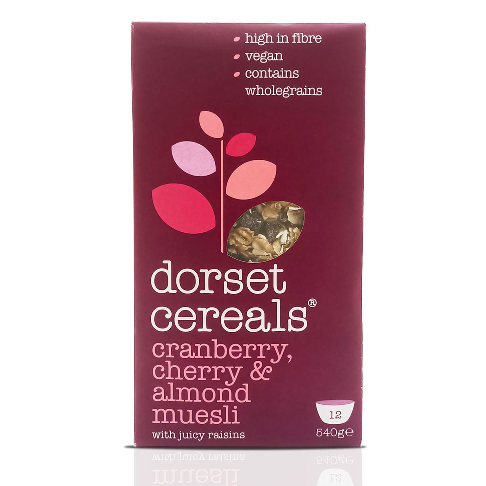 DORSET CEREAL CRANBERRY CHERRY & ALMOND 540G