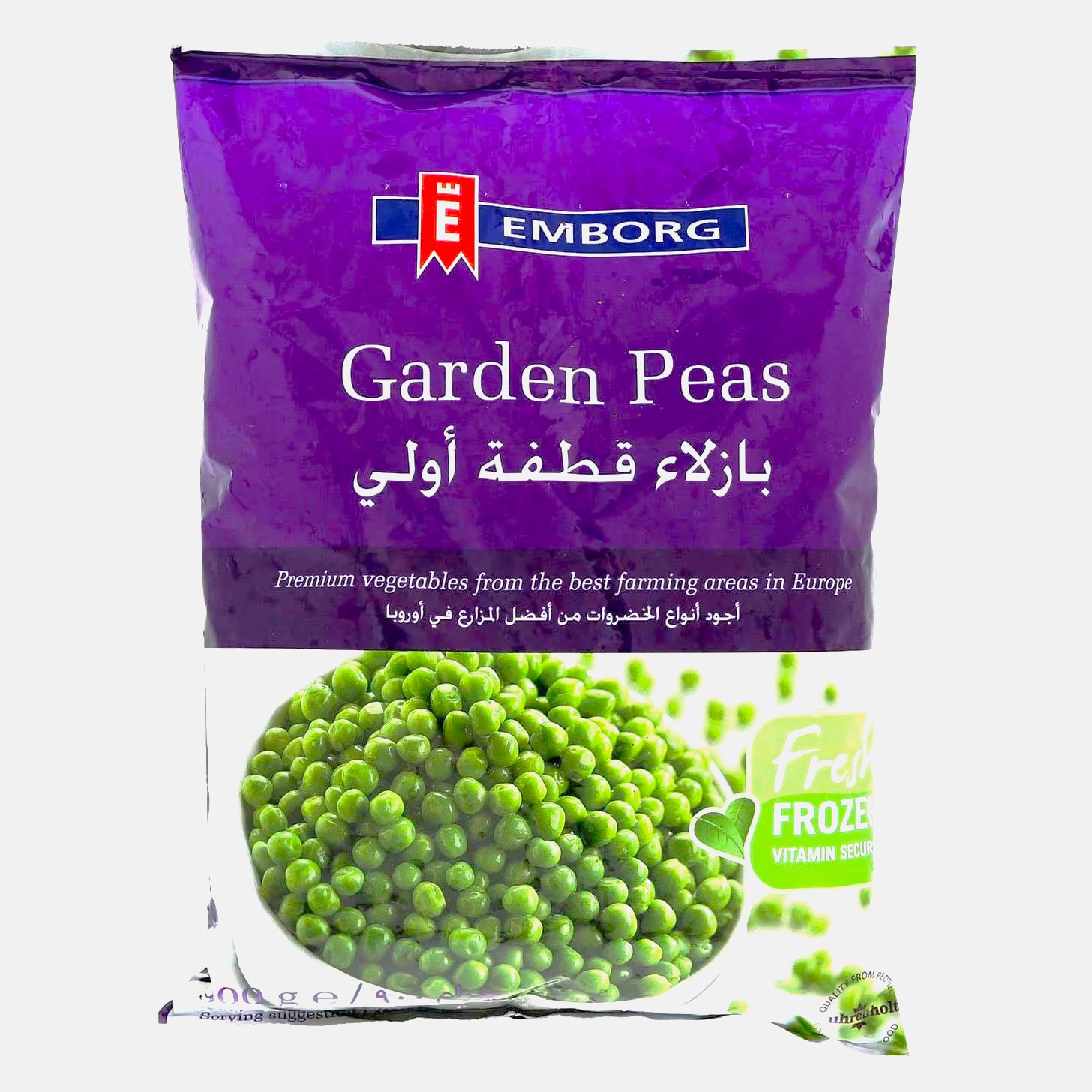 EMBORG FROZEN GARDEN PEAS 900G