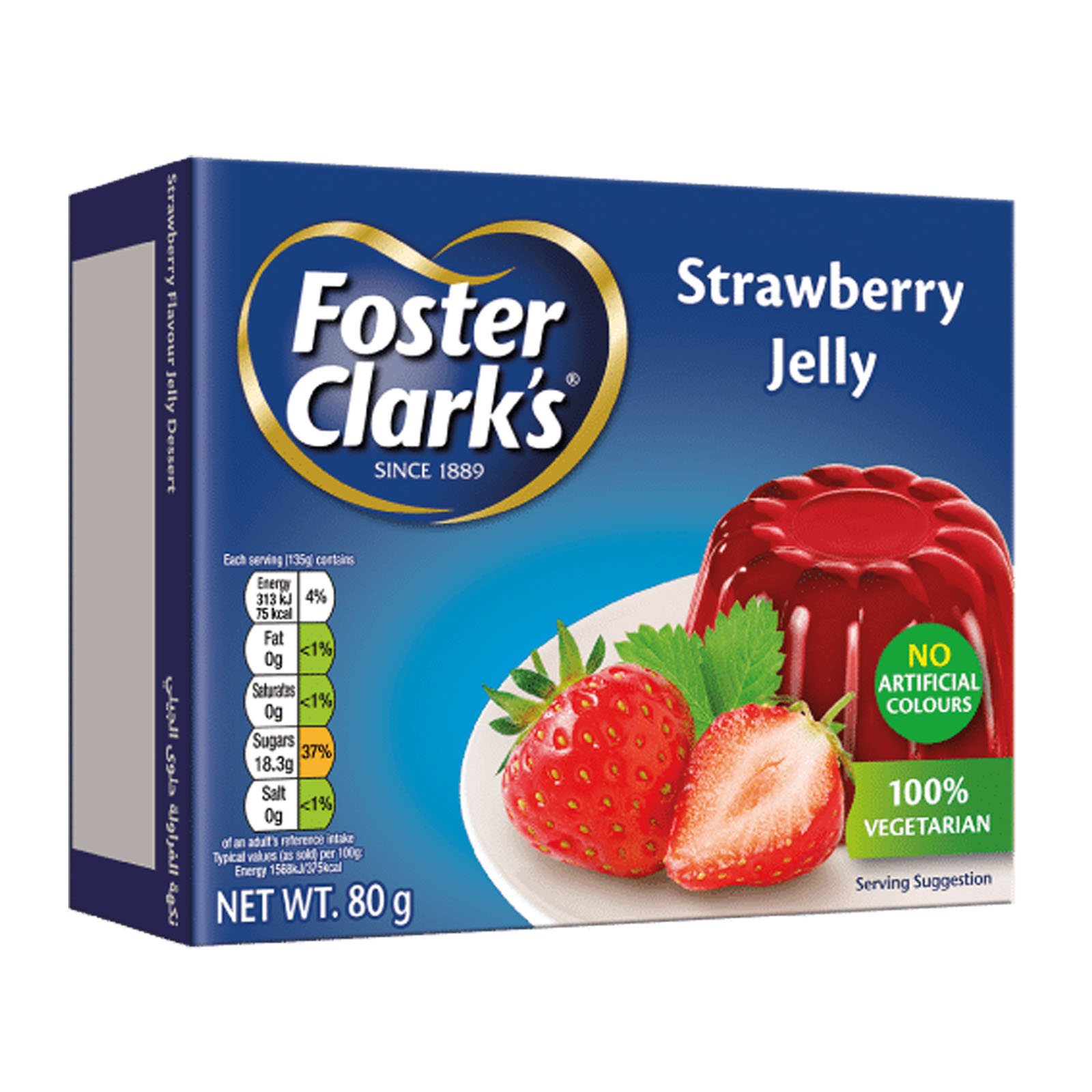FOSTER CLARKS STRAWBERRY JELLY 80G