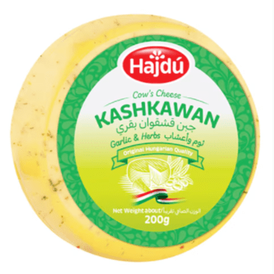 HAJDU KASHKAVAL CHEESE HERBS 200G
