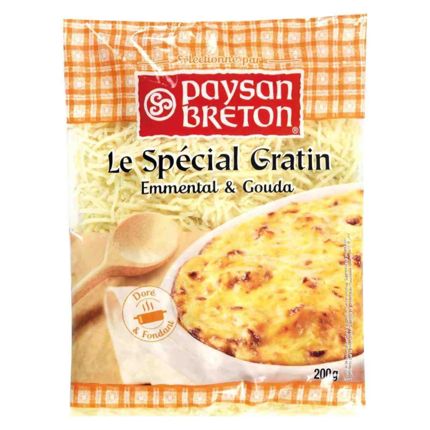 PAYSAN BRETON GRATED SPECIAL TOPING CHEESE 200G