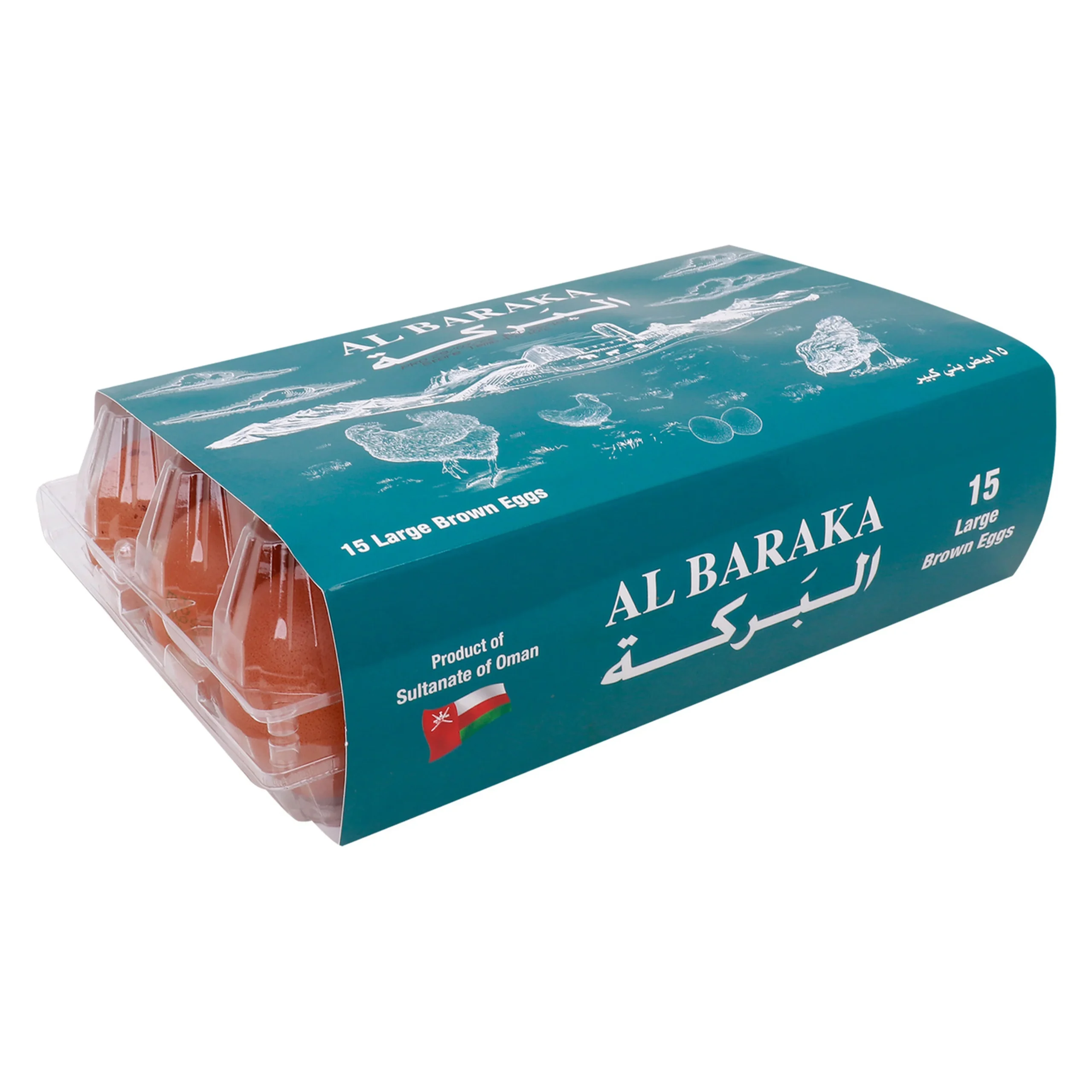 AL BARAKA BROWN EGGS 15S