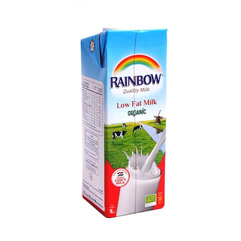 RAINBOW ORGANIC MILK LF 1L