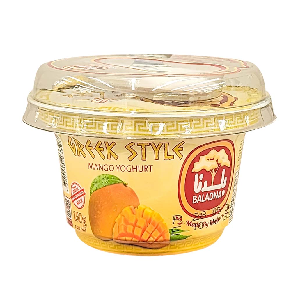 BALADNA GREEK STYLE YOGHURT MANGO 150G