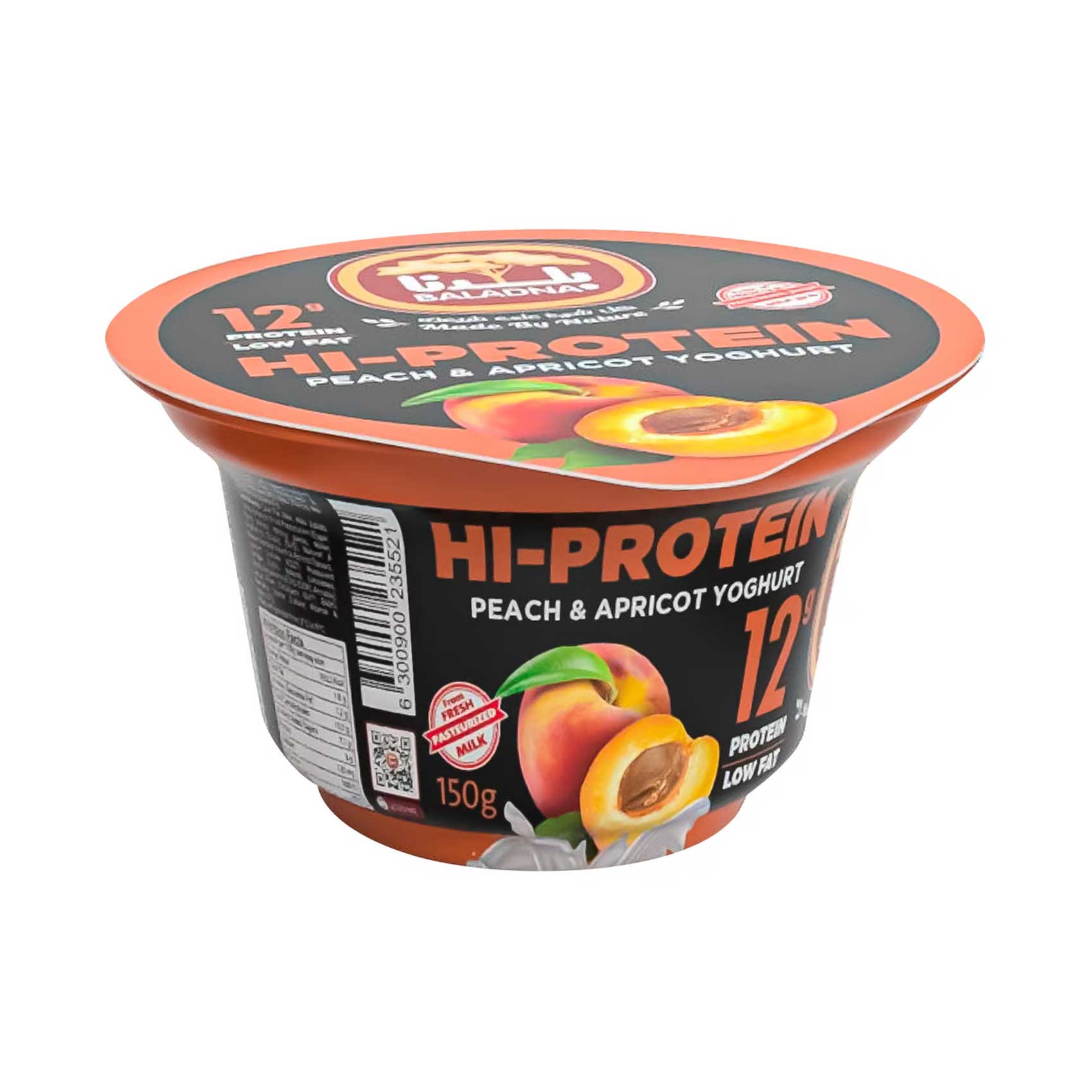 BALADNA HIPRO YOGHURT PEACH&APRICOT LF 150G