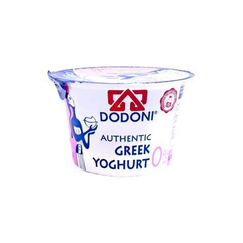 DODONI STRAINED YOGHURT 0% FAT 150G