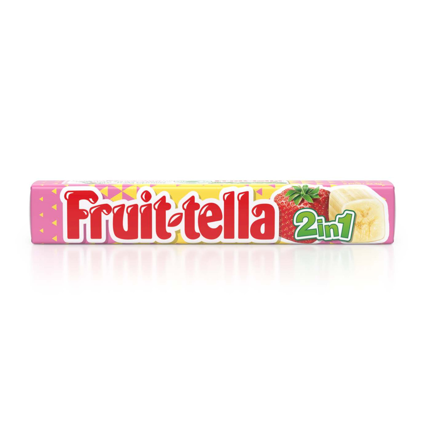 FRUITELLA CHEW GUM STRAWBERRY BANANA 32G