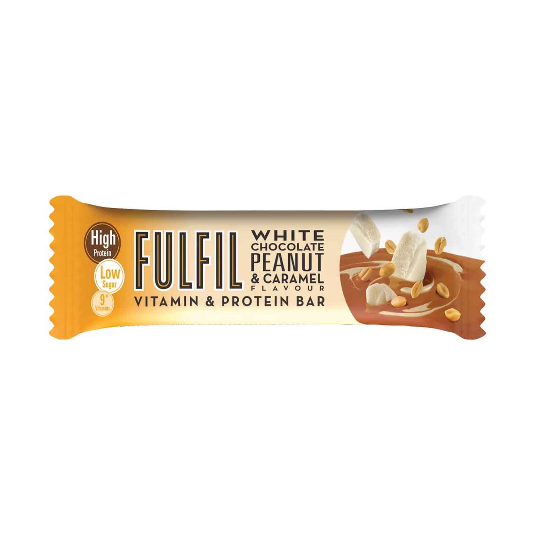 FULFIL WHITE CHOCO PEANUT & CARAMEL PROTEIN BAR 55G