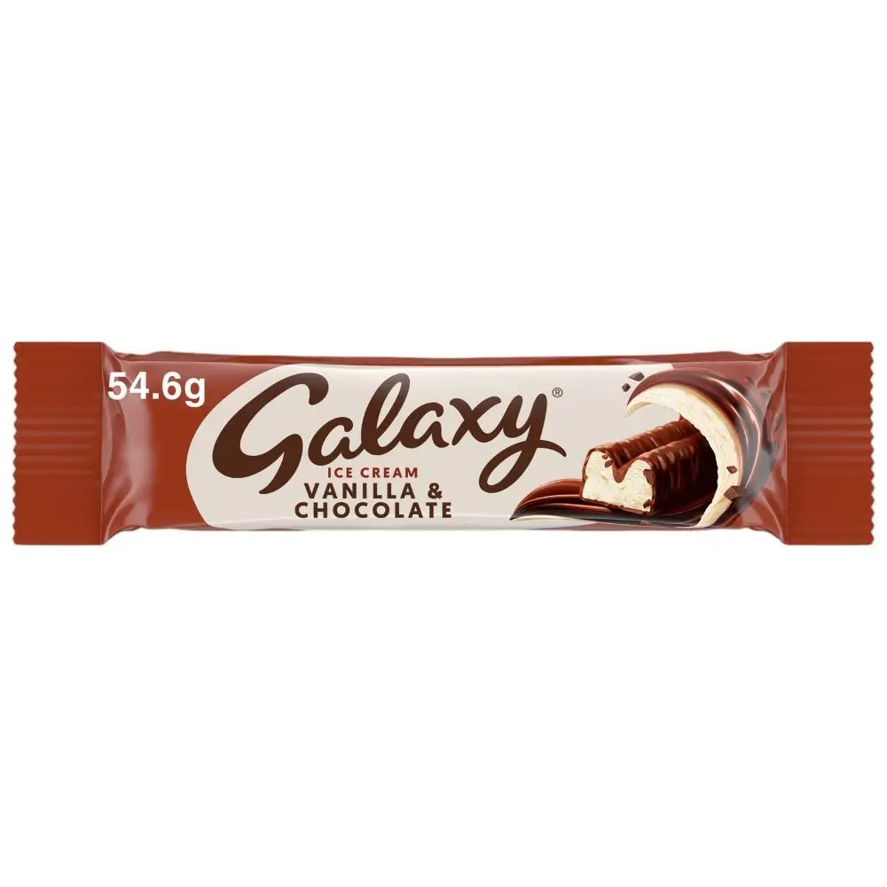GALAXY ICE HEART BAR VANILLA & CHOCOLATE 54.6G